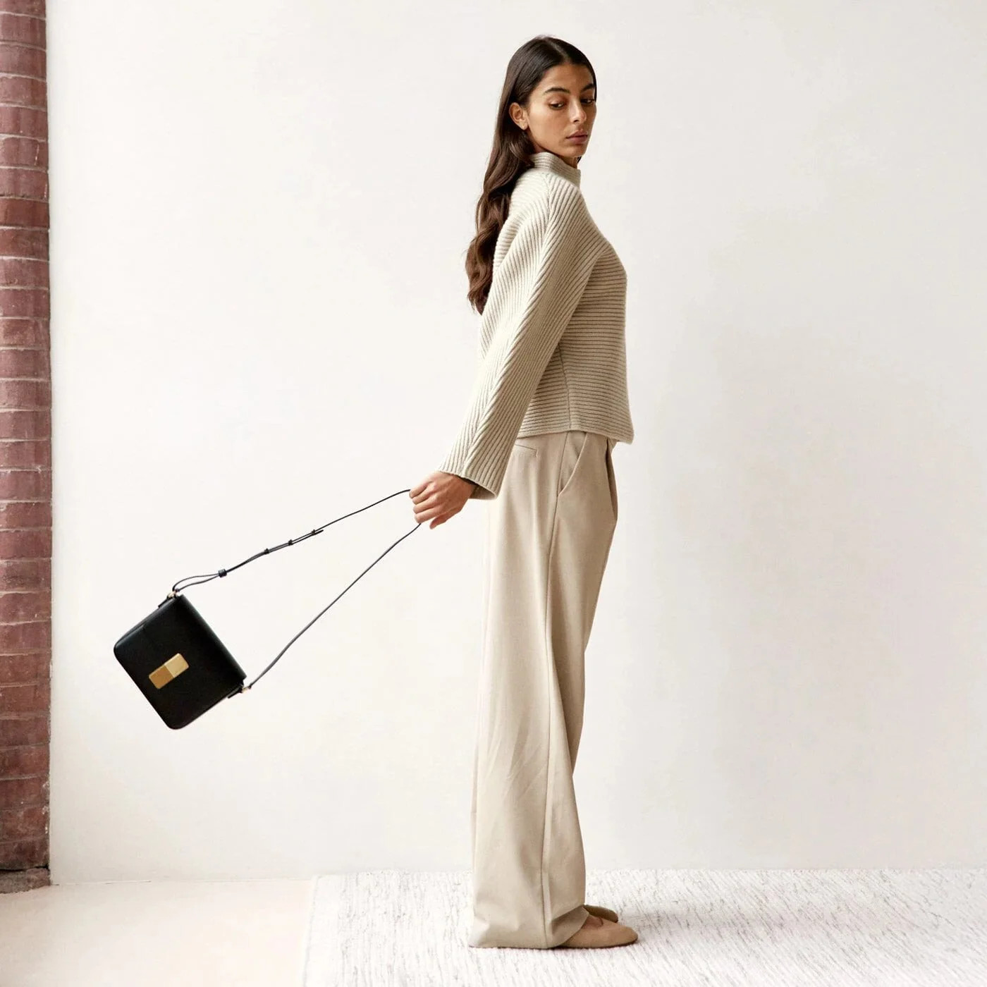 Mini Monceau Gold Edition - Black Box Leather | ATELIERS AUGUSTE