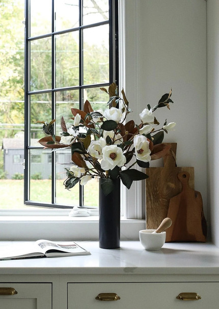 Click for more info about Artificial Magnolia Branch | Classic White Wedding Flowers | Afloral