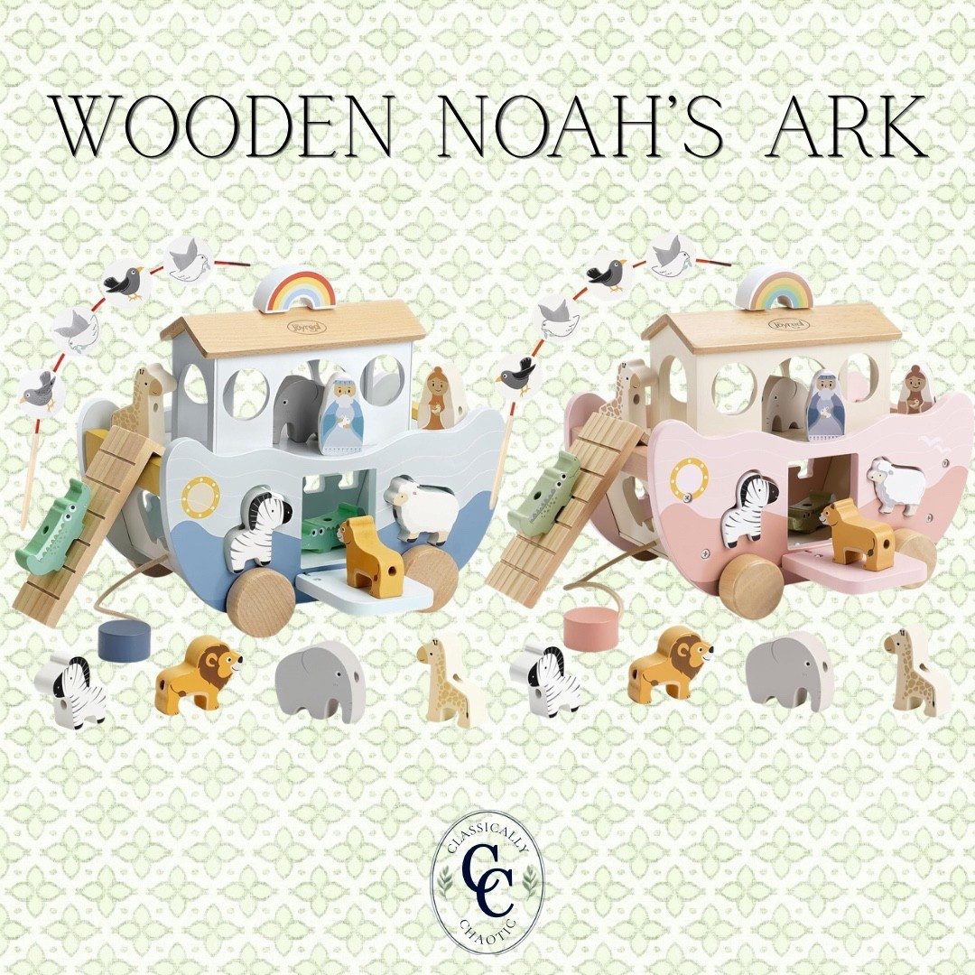The sweetest little Christmas gift for your littles! 🥹🤍

These wooden Noah’s Ark toys are SO cute and come in the sweetest pink or blue options! 🩷💙 A fun way to encourage imaginative play while bringing a beloved Bible story to life.

Adding this one to the Christmas list for sure! 🎄✨

#LTKmomlife #LTKKids #LTKBaby