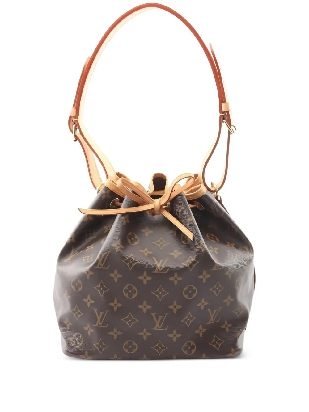 Louis Vuitton Pre-Owned 20007 Peti Noe Monogram bucket bag - Brown | Farfetch Global