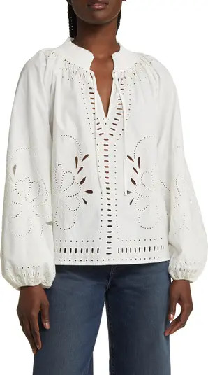 Lucinda Cotton Eyelet Top | Nordstrom