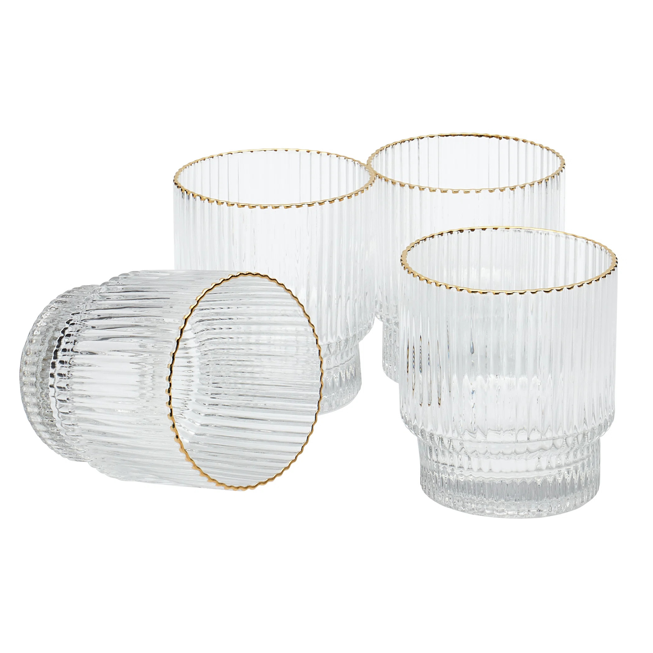 Denmark Set of 4 Warba Glasses & Reviews | Wayfair | Wayfair North America