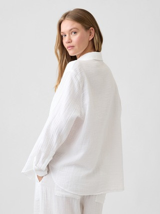 Oversized Shirt in Gauze | Gap Factory