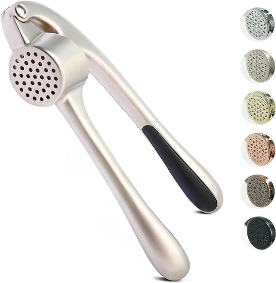 Premium Garlic Press, Professional Garlic Mincer, Easy to Squeeze and Clean, Rust Proof & Dishwas... | Amazon (US)