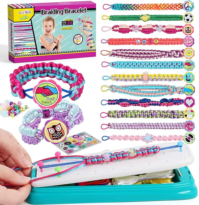 GILI Friendship Bracelet Making Kit for Girls Age 8-12 – DIY Arts and Crafts Toys – Best Chri... | Amazon (US)