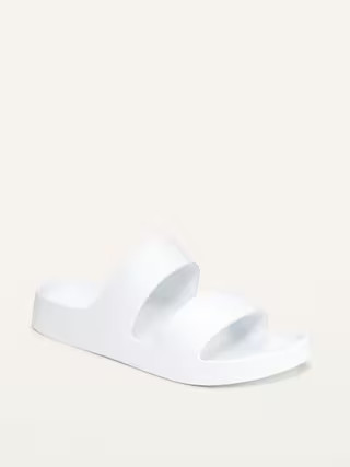 Double-Strap Slide Sandals for Women (Partially Plant-Based) | Old Navy (US)