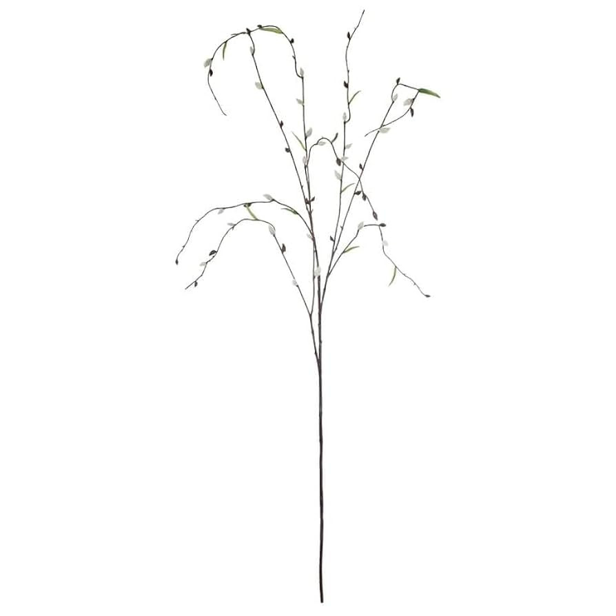 SEDLAV "46.5-inch Artificial White-Brown Willow Flower Long Stem - Realistic Indoor Decorative Pl... | Amazon (US)
