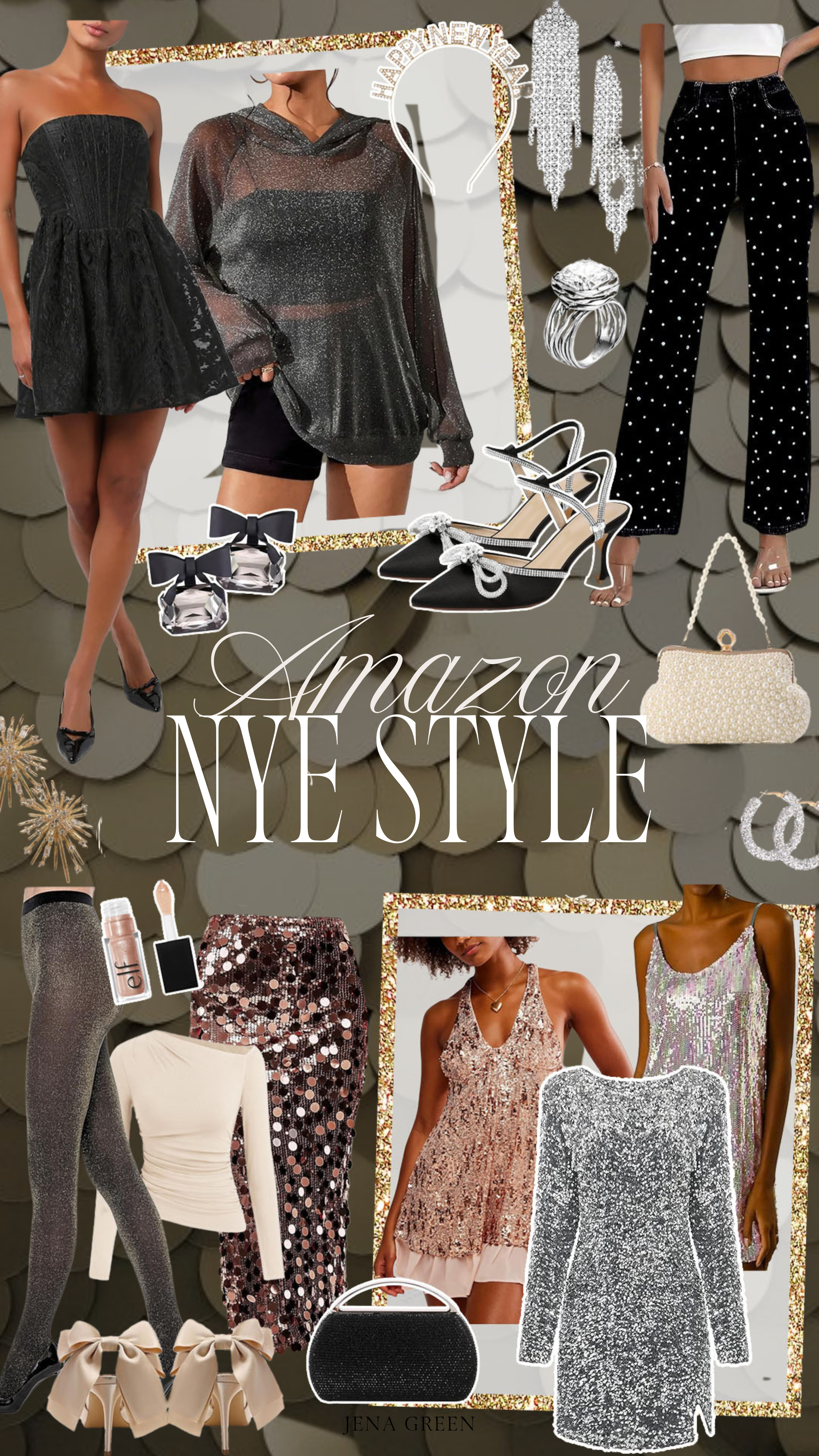 Amazon NYE Style | New Year's Eve Style | New Year's Eve Outfit | Sequin Dresses | Sequin Tops | Studded Jeans  

 #LTKHoliday #LTKSeasonal #LTKFindsUnder100