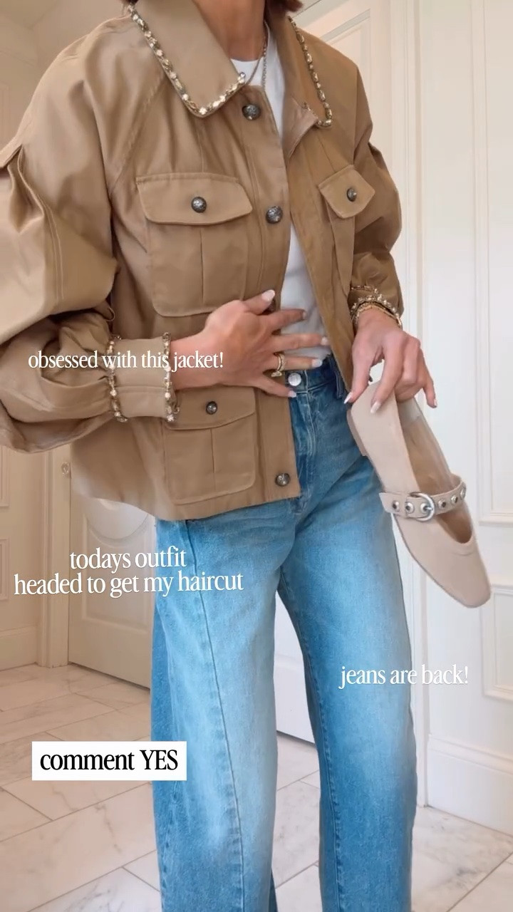 Such an easy everyday outfit for pre fall! Obsessed with this look head to toe. Get the jacket and top on sale at Nordstrom!

#LTKootd #LTKSaleAlert #LTKOver40