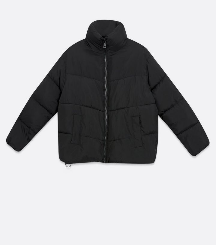 Black Boxy Puffer Jacket
						
						Add to Saved Items
						Remove from Saved Items | New Look (UK)