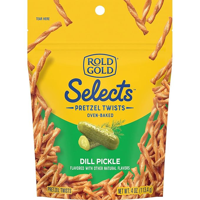 Rold Gold Selects, Dill Pickle Pretzel Twists, 4 Oz | Amazon (US)