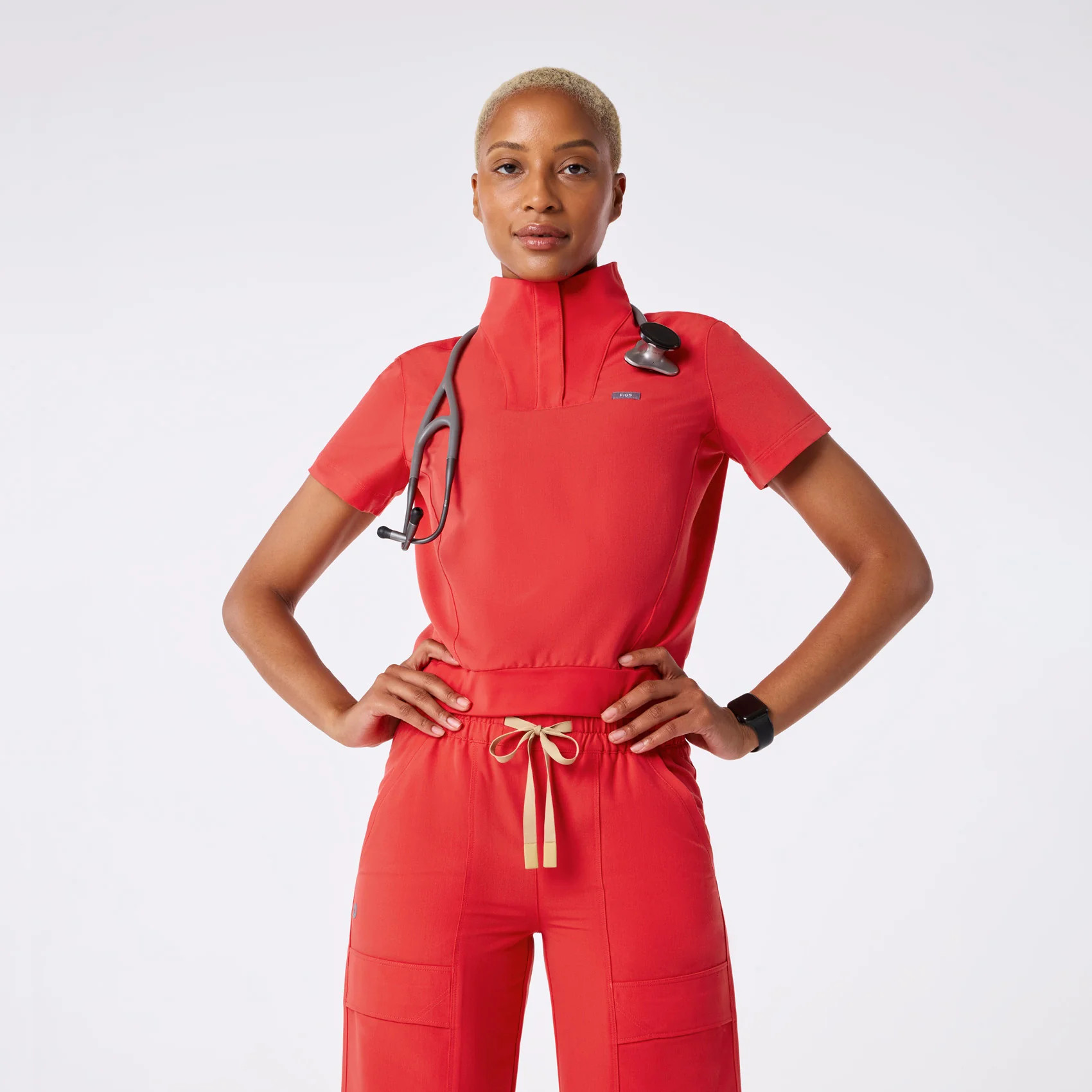 Torrella ¼ Zip Scrub Top | FIGS