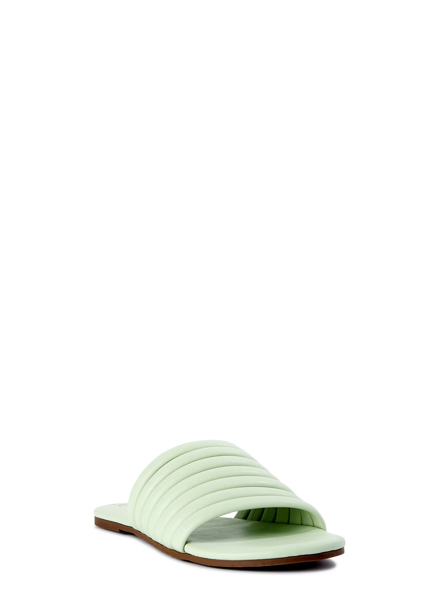 Time and Tru Women's Multi-Band Slide Sandals - Walmart.com | Walmart (US)