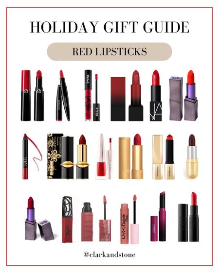 Red Lipsticks!

Most are #under20 #lipsticks #redlipstick 



#LTKGiftGuide #LTKunder50 #LTKbeauty