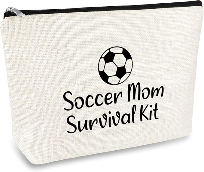 Soccer Mom Gift Idea Makeup Bag Soccer Coach Appreciation Gifts Cosmetic Bag Soccer Player Gift S... | Amazon (US)