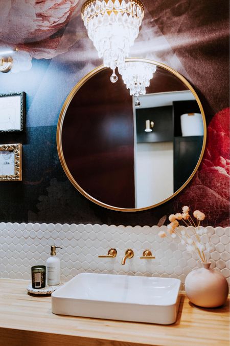 Round/oval dramatic mirrors for your bathroom upgrade 

#bathroommirror #roundmirror #goldmirror #woodmirror #dramaticmirror #bathroomdecor #bathroomrefresh 

#LTKstyletip #LTKbeauty #LTKhome