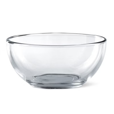 Slickblue 6" Sleek Clear Glass Bowl Set - Modern & Versatile, Oven & Dishwasher Safe, Set of 2 for Everyday Use | Target