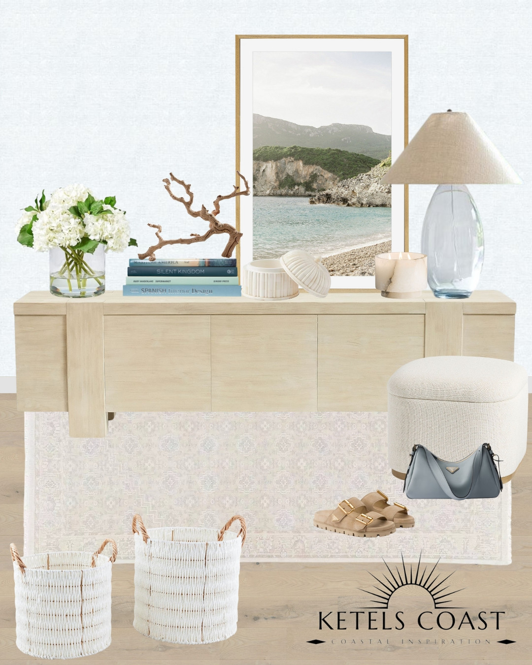 Stepping into your home should be an instant escape 🌊✨Natural wood tones, woven textures, and a hint of ocean-inspired beauty. 

Coastal Living | Beach House | Entryway | Ava Ketels | Ketels Coast | 
Coastal home decor | coastal style | coastal rug | entryway ideas | entryway furniture | beach house entryway | lake house ideas | hallway runner | Sandals | Rattan Baskets | Accent Chair | Woven Baskets | Entryway Console | Entryway Table 

#LTKStyleTip #LTKHome #LTKFindsUnder50 #LTKSaleAlert
 

 #LTKSeasonal #LTKU #LTKFindsUnder100