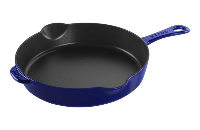 Staub Cast Iron 11-inch, Traditional Deep Skillet, Grenadine | The ZWILLING Group Cutlery & Cookware