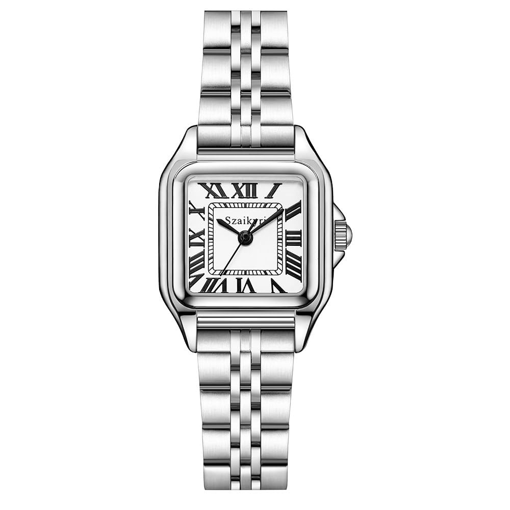 Classic Square Watches for Women with Roman Numerals Ladies Casual Dress Watch | Amazon (US)