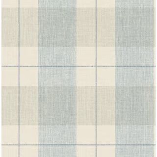Seabrook Designs Newcastle Plaid Paper Strippable Roll (Covers 56 sq. ft.) LD81802 - The Home Dep... | The Home Depot