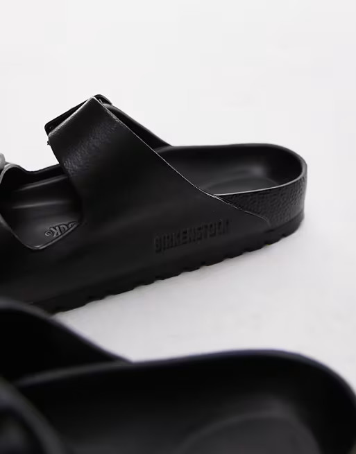 Birkenstock Arizona Eva flat sandals in black | ASOS (Global)