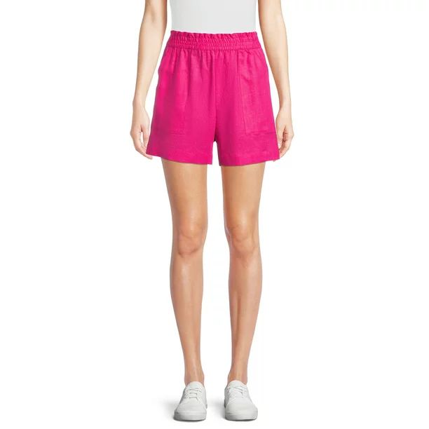 The Get Women's Smocked Waist Shorts | Walmart (US)
