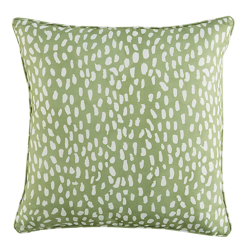 Thandie Watercolor Print Outdoor Pillow Cover - Cornflower - 20" x 20" - Ballard Designs | Ballard Designs, Inc.