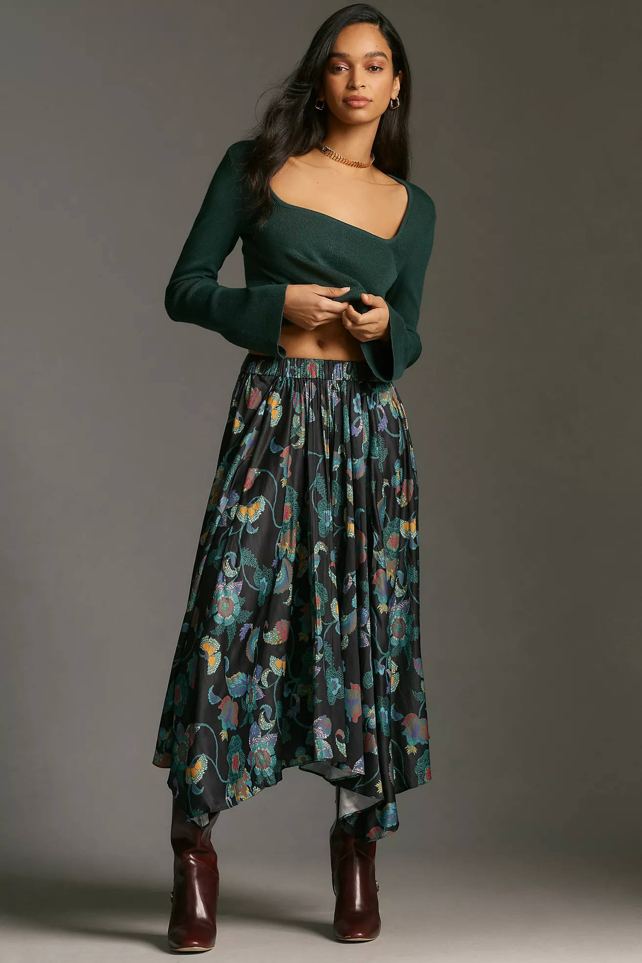 By Anthropologie Sleek A-Line Skirt | Anthropologie (US)