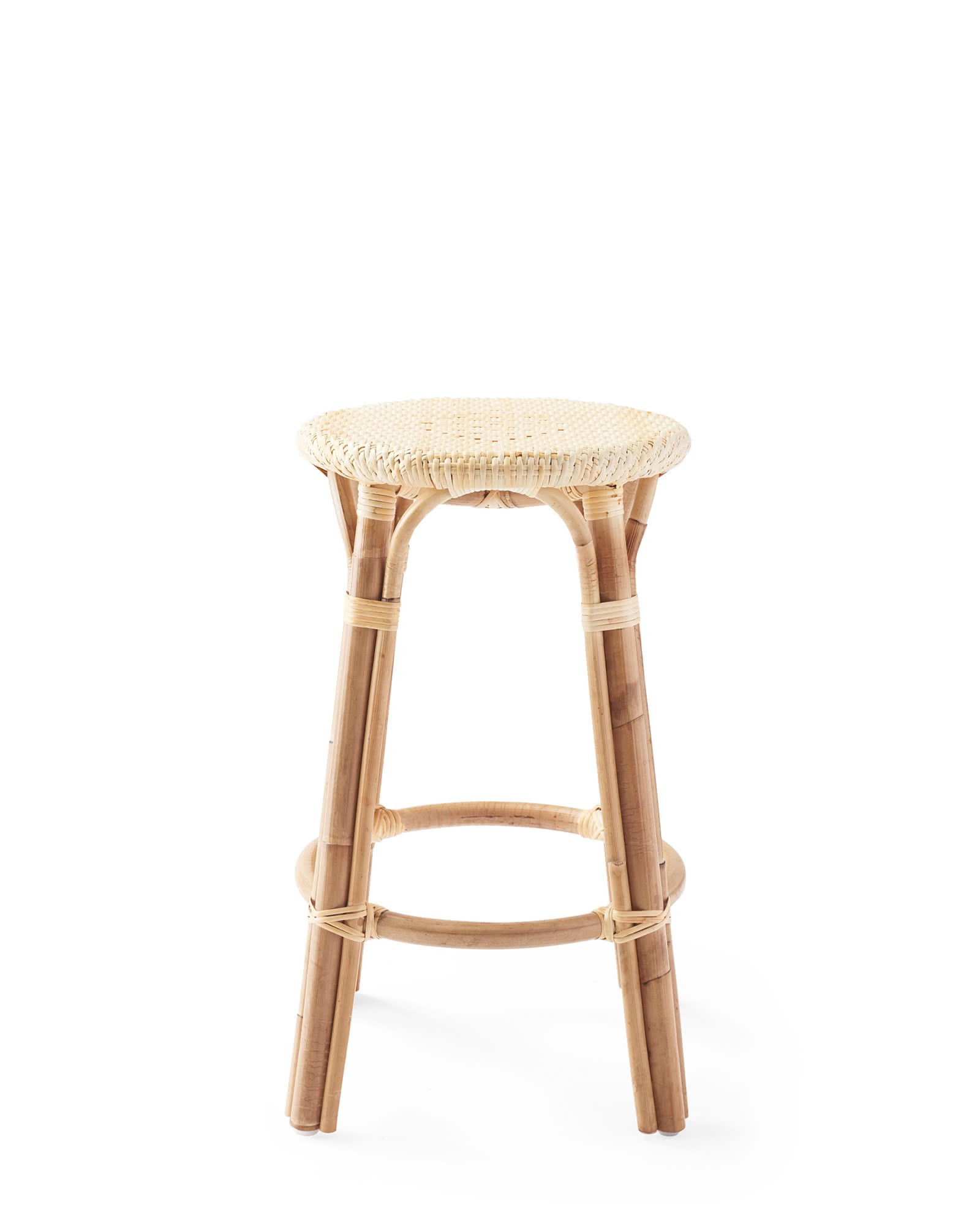 Sunwashed Riviera Backless Counter Stool | Serena and Lily