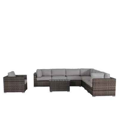 7 Seating With And Removable Cushions - Versatile Outdoor Setup Fully Assembled Supportive Relax In Your Sanctuary | Wayfair North America