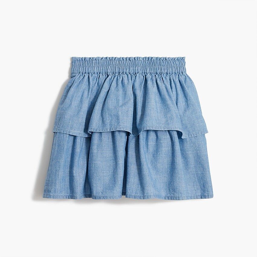 Girls' chambray skirt | J.Crew Factory