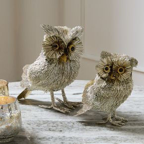 Mylar Owl Figurines | West Elm (US)