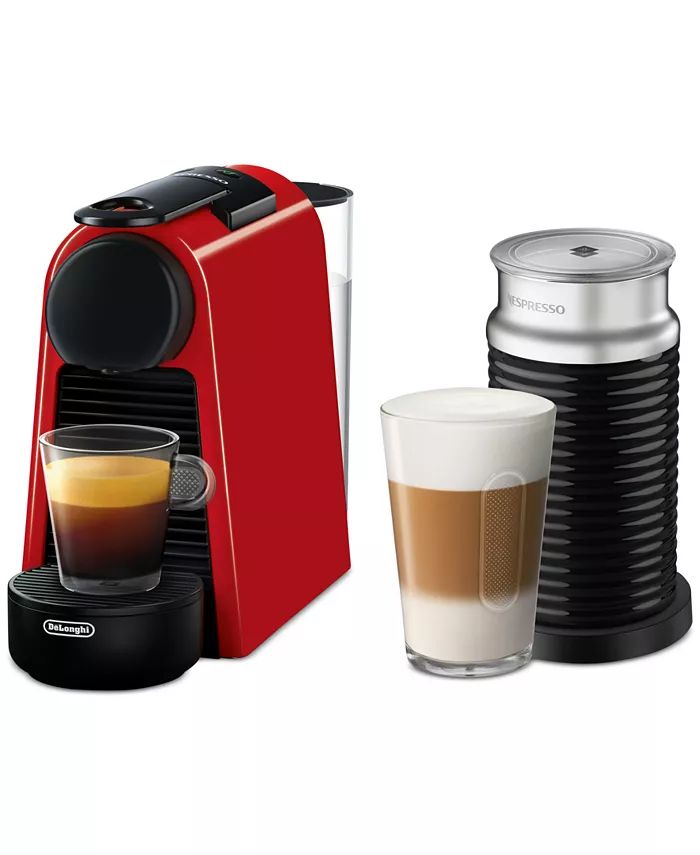 Nespresso by De'Longhi Essenza Mini Espresso Machine with Aeroccino3 & Reviews - Small Appliances... | Macys (US)