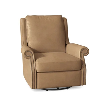 Barcelo 38" Wide Genuine Leather Standard Recliner | Wayfair North America