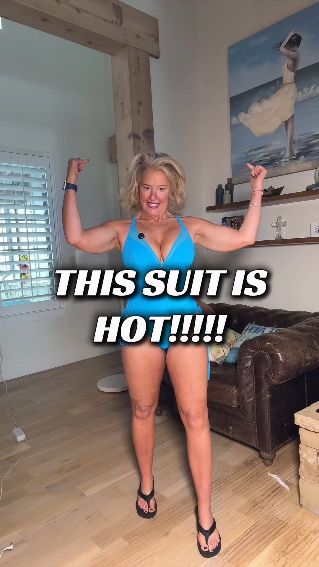 This is the swimsuit I grab when I want support without feeling stuffed in shapewear
Built in tummy control
Lifted bust
Smoothing everywhere
And still cute enough for the beach or pool
If you want confidence without tugging or adjusting this one is it


shapewear
swimsuit
onepiece
tummycontrol
pushup
slimming
beachwear


#LTKOver40 #LTKfitnessgoals #LTKMidsize