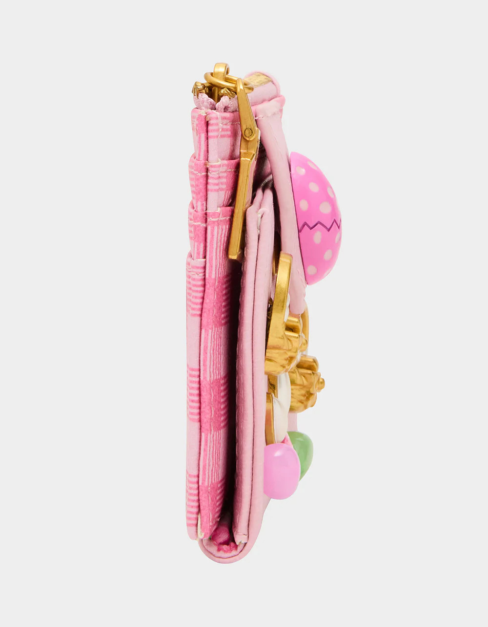 A TISKET A TASKET WALLET PINK MULTI Bifold Easter Women's Wallet | Betsey Johnson