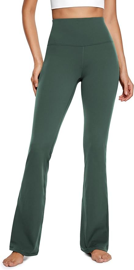 CRZ YOGA Womens Butterluxe High Waist Flare Pants 30.5" / 32" - Wide Leg Bootcut Yoga Pants with ... | Amazon (US)