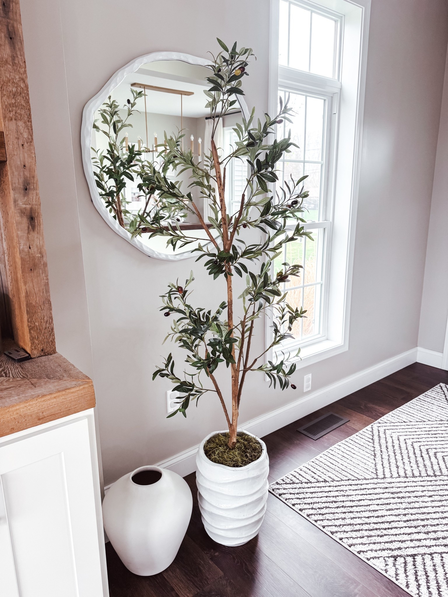 Faux olive tree 