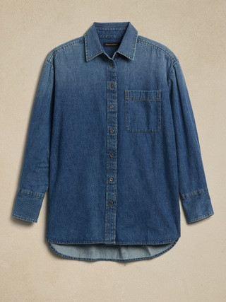 The Oversized Denim Shirt | Banana Republic (US)