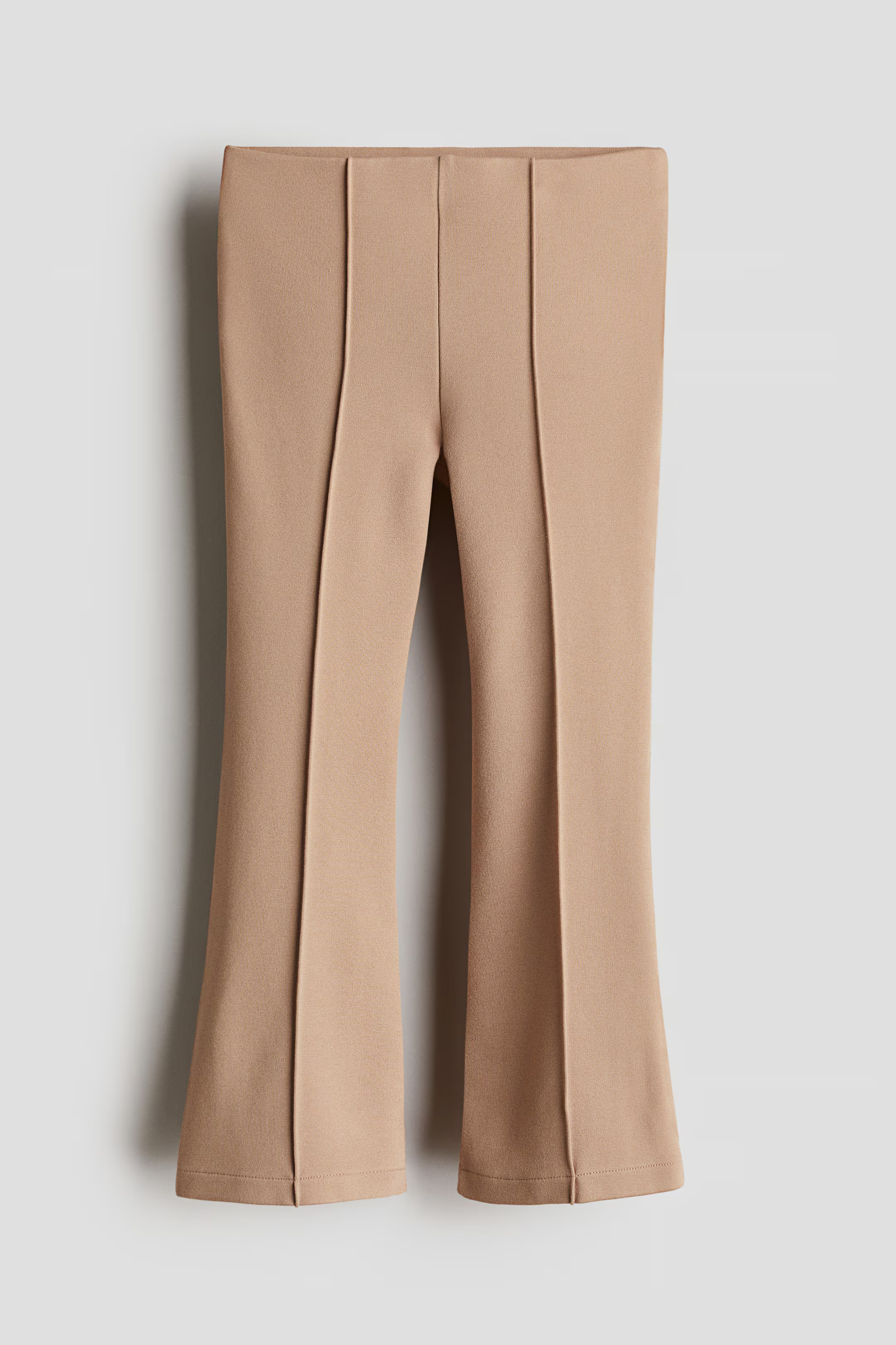 Flared Ponte Leggings - Dark beige - Kids | H&M US | H&M (US + CA)