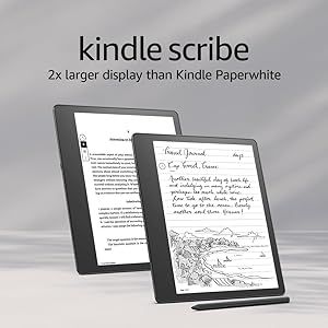 Amazon Kindle Scribe (16 GB) the first Kindle and digital notebook, all in one, with a 10.2” 30... | Amazon (US)