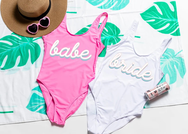 Bride and Babe Bride Swimsuit Custom Swimsuit Babe | Etsy | Etsy (US)