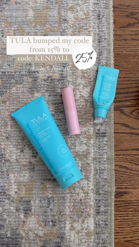 TULA bumped my code up to 2️⃣5️⃣% off until June 10! code: KENDALL 

these are my go-to everyday favorites and I also linked their summer kit that my code will stack on that includes a few of my go-tos. 

Skincare, beauty 

#LTKbeauty
