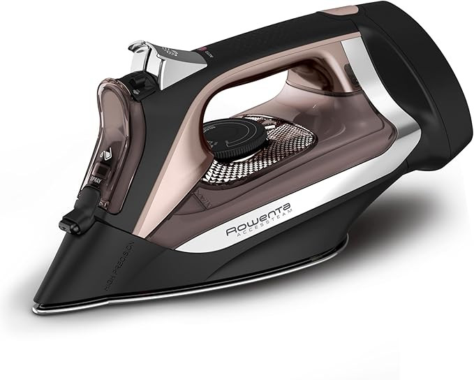 Rowenta Access Stainless Steel Soleplate Steam Iron with Retractable Cord Powerful Steam Diffusio... | Amazon (US)