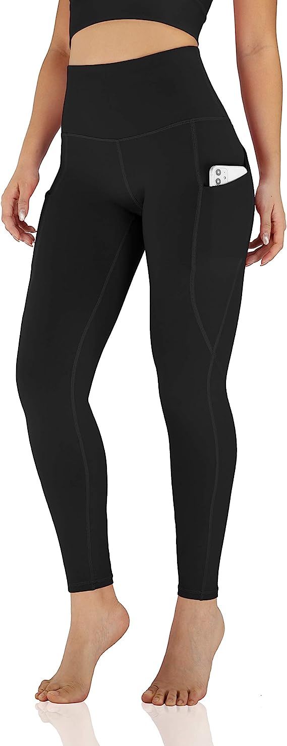 ODODOS Women's High Waisted Yoga Leggings with Pocket, Workout Sports Running Athletic Pants with... | Amazon (US)