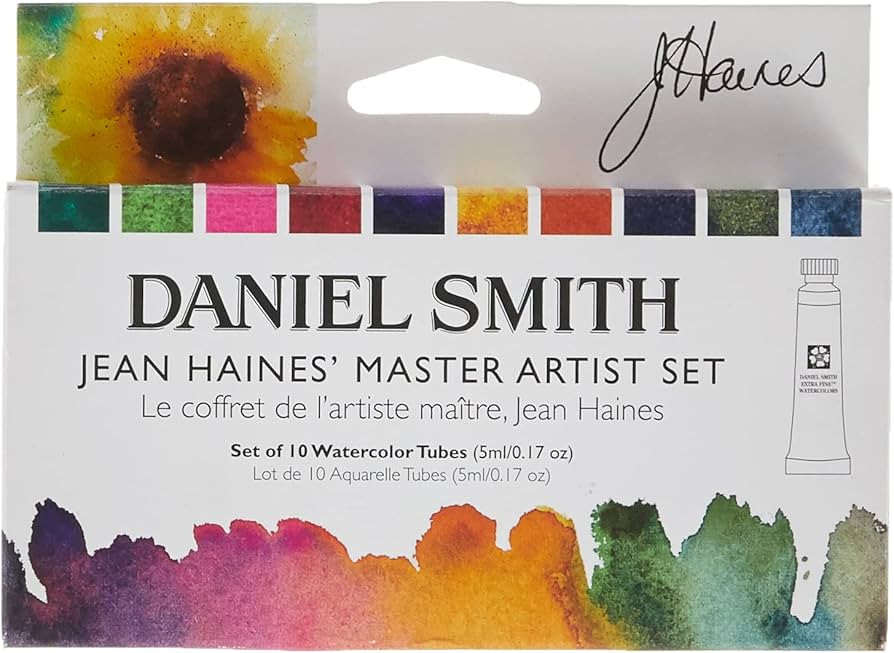 DANIEL SMITH Watercolor, 5ml tubes, Jean Haines Master Artist Set 10 Watercolor Tubes (total 10 p... | Amazon (US)