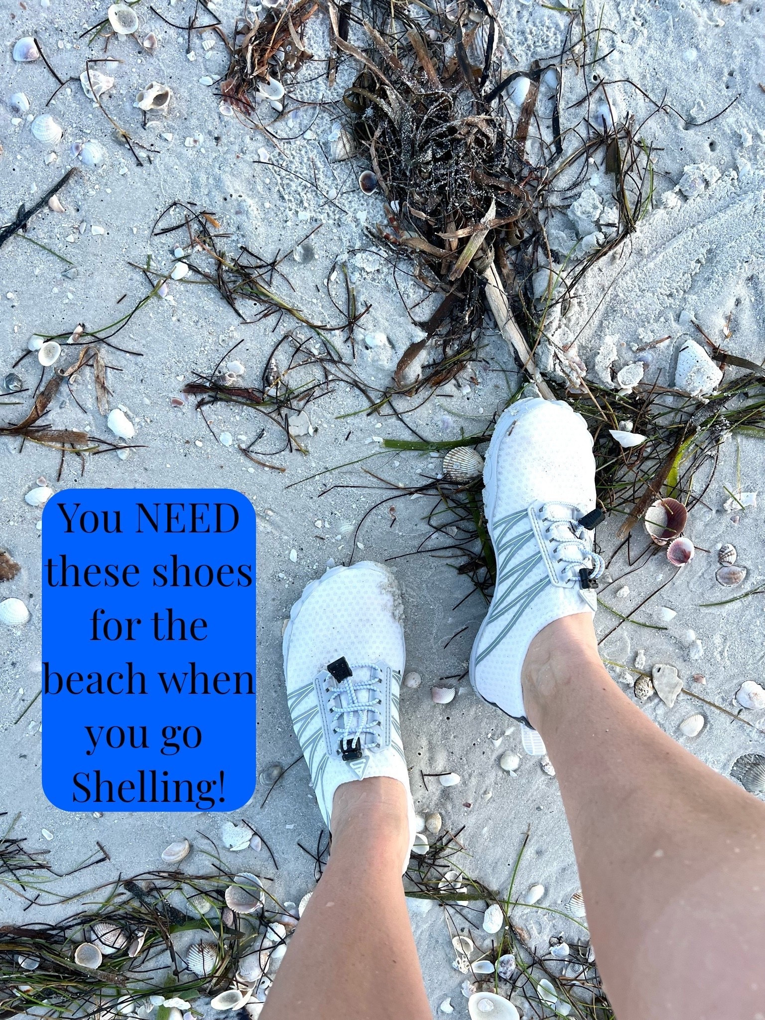 You need these shoes for the beach the next time you go shelling! They protect your feet from getting cut by seashells.

They are so comfortable! I can’t believe it. The water and sand flow through them. 

Order your normal size. I’m wearing a size 9 and they feel amazing. They come in several colors and also come in men’s sizes too. I bought a pair for my husband as well!

The best part, so many of these options are under $20!

#LTKSeasonal #LTKOver40 #LTKSaleAlert #LTKTravel #LTKgrwm #LTKootd #LTKMidsize #LTKSwim