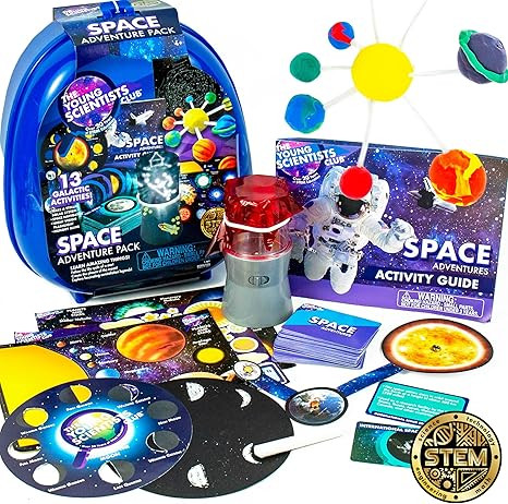 The Young Scientists Club Space Adventures Pack, STEM Kit, 13 Educational Activities, Includes Re... | Amazon (US)