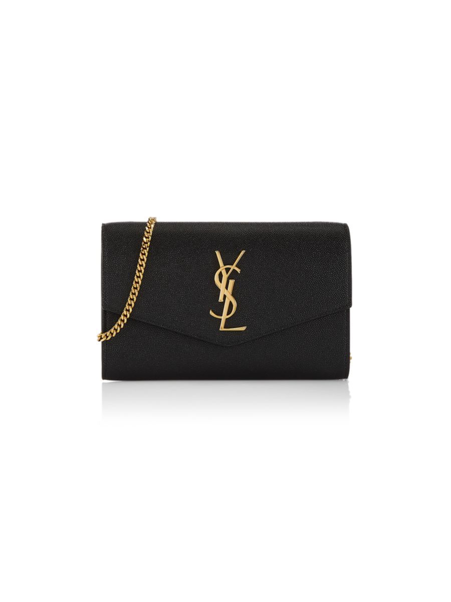 Uptown Leather Wallet-On-Chain | Saks Fifth Avenue